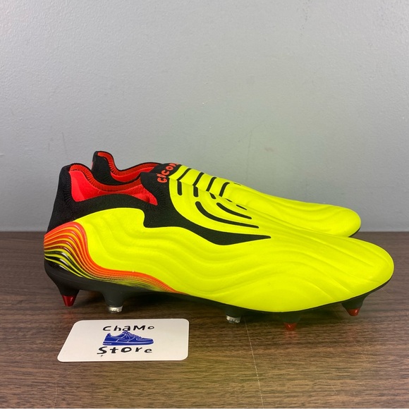 Adidas Copa Sense+ SG Soccer Cleats Yellow/Black GZ1358 Men's Size